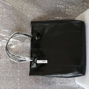 NEW Topshop Black Pocket Detail Tote